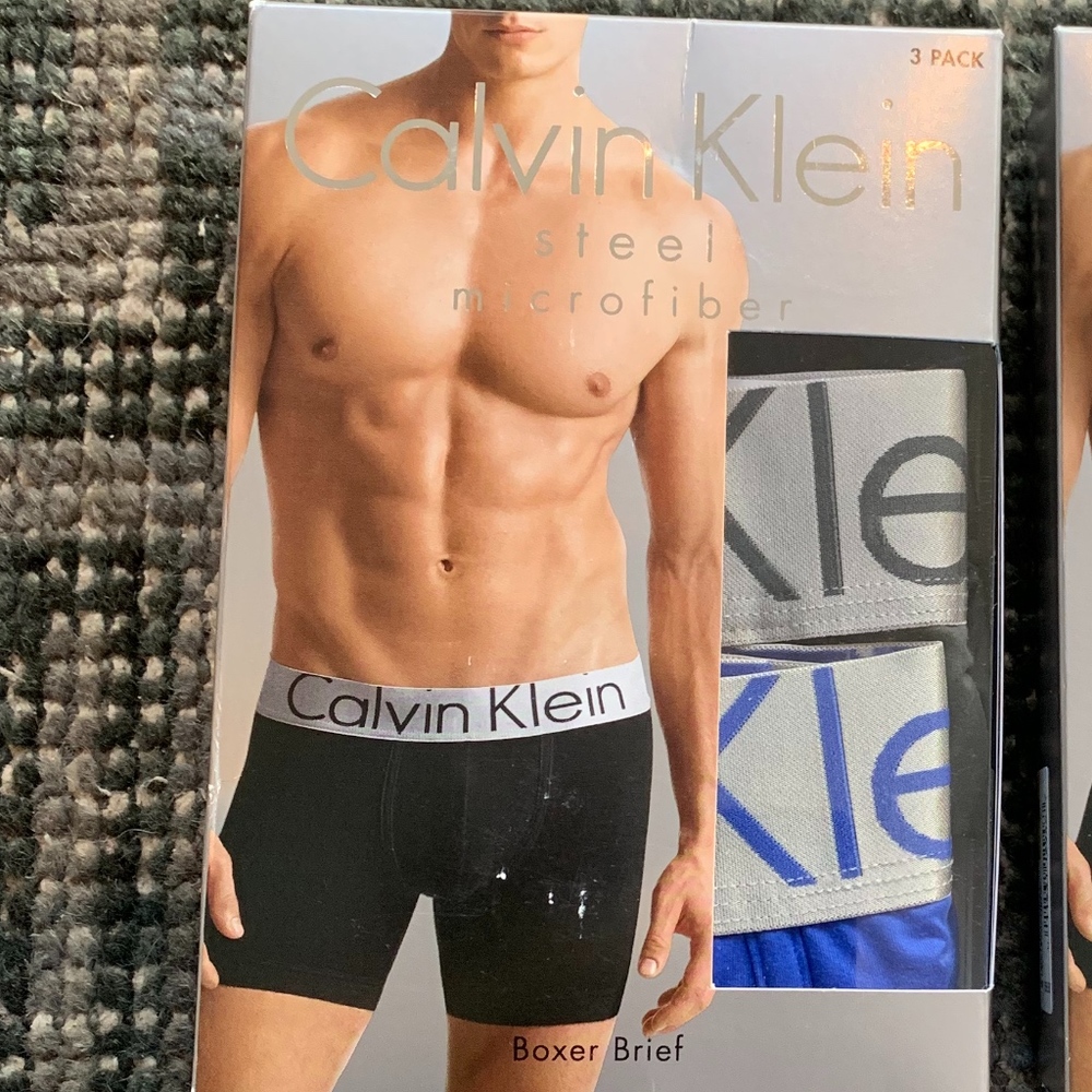 NWT/Unopened Box Clavin Klien Boxer Briefs (3)